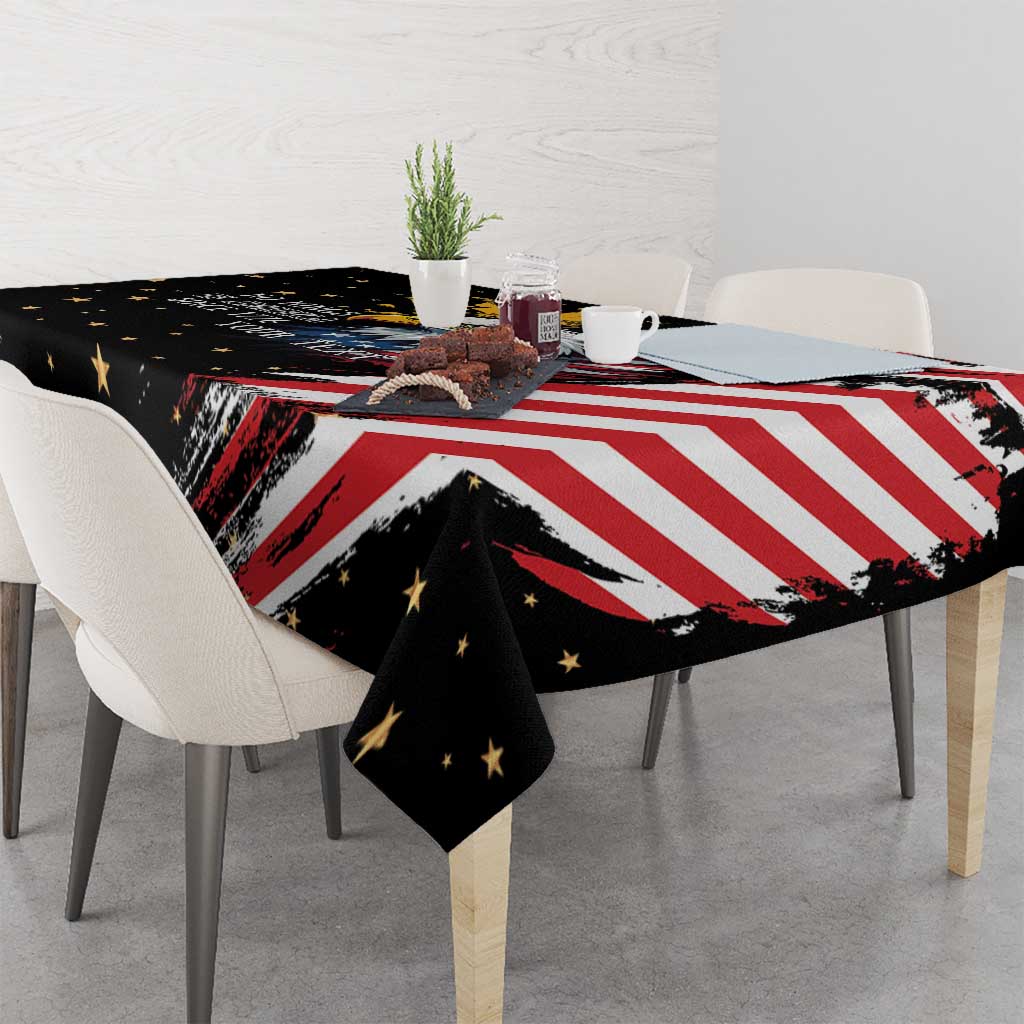No Kings In America Since 1776 Tablecloth We The People USA Flag - Wonder Print Shop