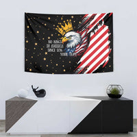 No Kings In America Since 1776 Tapestry We The People USA Flag - Wonder Print Shop