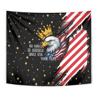 No Kings In America Since 1776 Tapestry We The People USA Flag - Wonder Print Shop