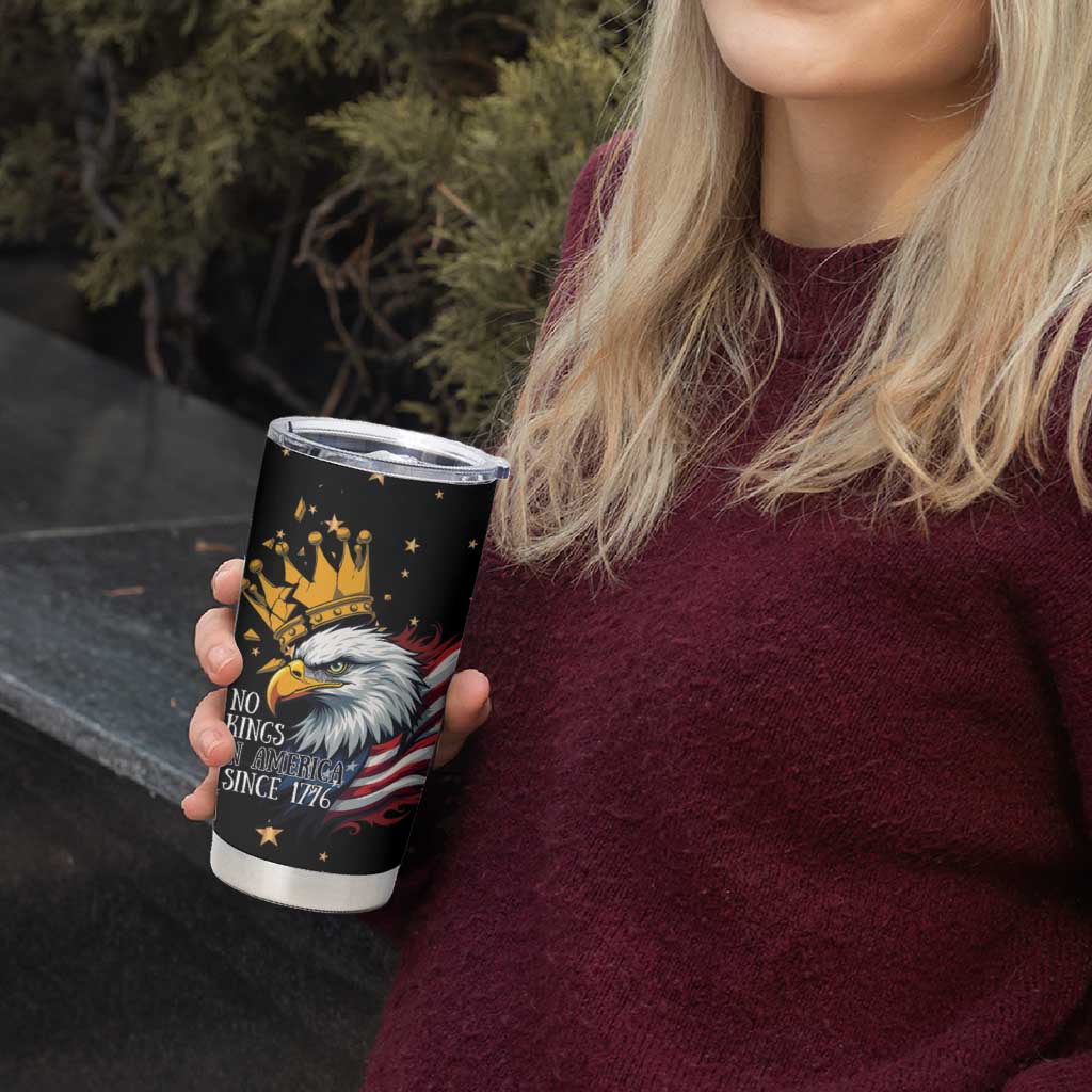 No Kings In America Since 1776 Tumbler Cup We The People USA Flag - Wonder Print Shop