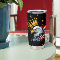 No Kings In America Since 1776 Tumbler Cup We The People USA Flag - Wonder Print Shop