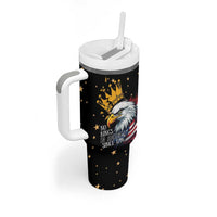 No Kings In America Since 1776 Tumbler With Handle We The People USA Flag - Wonder Print Shop