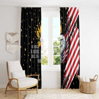 No Kings In America Since 1776 Window Curtain We The People USA Flag - Wonder Print Shop