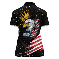 No Kings In America Since 1776 Women Polo Shirt We The People USA Flag - Wonder Print Shop