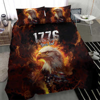We The People Since 1776 Bedding Set USA Flag Flame Eagle - Wonder Print Shop