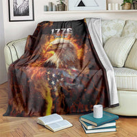 We The People Since 1776 Blanket USA Flag Flame Eagle - Wonder Print Shop