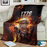 We The People Since 1776 Blanket USA Flag Flame Eagle - Wonder Print Shop