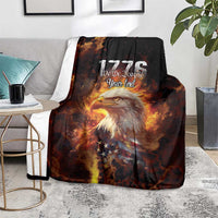 We The People Since 1776 Blanket USA Flag Flame Eagle - Wonder Print Shop