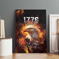 We The People Since 1776 Canvas Wall Art USA Flag Flame Eagle - Wonder Print Shop
