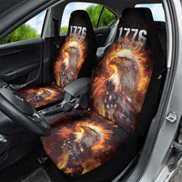We The People Since 1776 Car Seat Cover USA Flag Flame Eagle - Wonder Print Shop