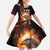 We The People Since 1776 Family Matching Summer Maxi Dress and Hawaiian Shirt USA Flag Flame Eagle - Wonder Print Shop