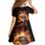 We The People Since 1776 Family Matching Summer Maxi Dress and Hawaiian Shirt USA Flag Flame Eagle - Wonder Print Shop