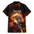 We The People Since 1776 Family Matching Summer Maxi Dress and Hawaiian Shirt USA Flag Flame Eagle - Wonder Print Shop