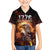 We The People Since 1776 Family Matching Summer Maxi Dress and Hawaiian Shirt USA Flag Flame Eagle - Wonder Print Shop