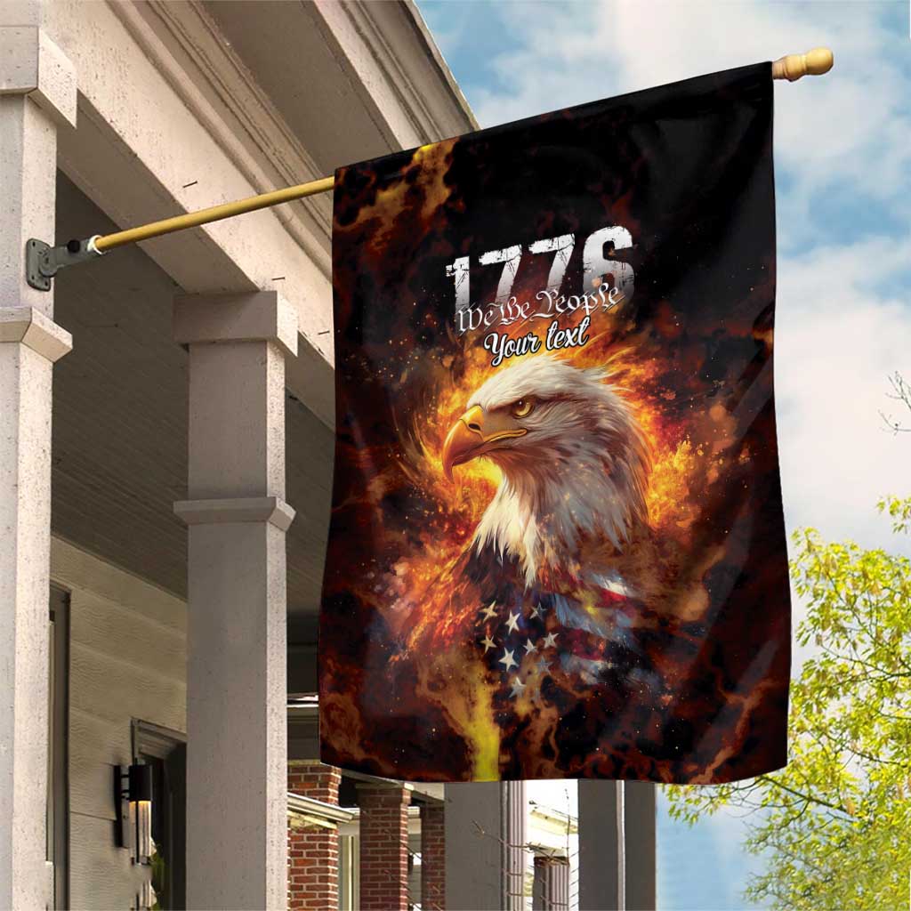 We The People Since 1776 Garden Flag USA Flag Flame Eagle - Wonder Print Shop