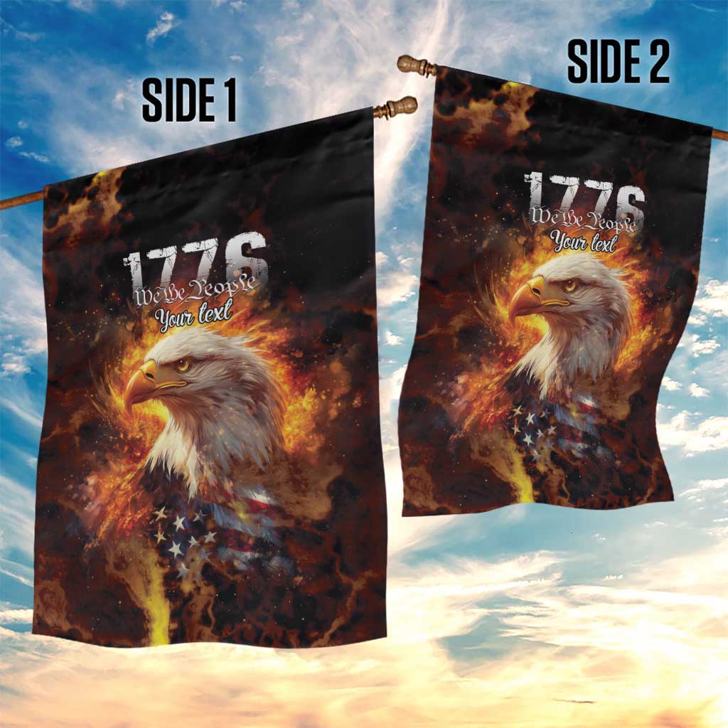We The People Since 1776 Garden Flag USA Flag Flame Eagle - Wonder Print Shop