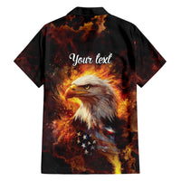 We The People Since 1776 Hawaiian Shirt USA Flag Flame Eagle - Wonder Print Shop