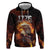 We The People Since 1776 Hoodie USA Flag Flame Eagle - Wonder Print Shop