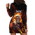 We The People Since 1776 Hoodie Dress USA Flag Flame Eagle - Wonder Print Shop