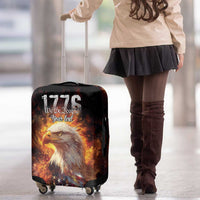 We The People Since 1776 Luggage Cover USA Flag Flame Eagle - Wonder Print Shop