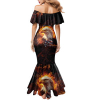 We The People Since 1776 Mermaid Dress USA Flag Flame Eagle - Wonder Print Shop