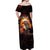 We The People Since 1776 Off Shoulder Maxi Dress USA Flag Flame Eagle - Wonder Print Shop