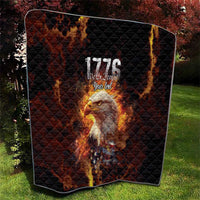 We The People Since 1776 Quilt USA Flag Flame Eagle - Wonder Print Shop