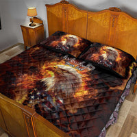 We The People Since 1776 Quilt Bed Set USA Flag Flame Eagle - Wonder Print Shop