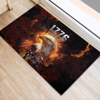 We The People Since 1776 Rubber Doormat USA Flag Flame Eagle - Wonder Print Shop