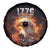 We The People Since 1776 Spare Tire Cover USA Flag Flame Eagle - Wonder Print Shop