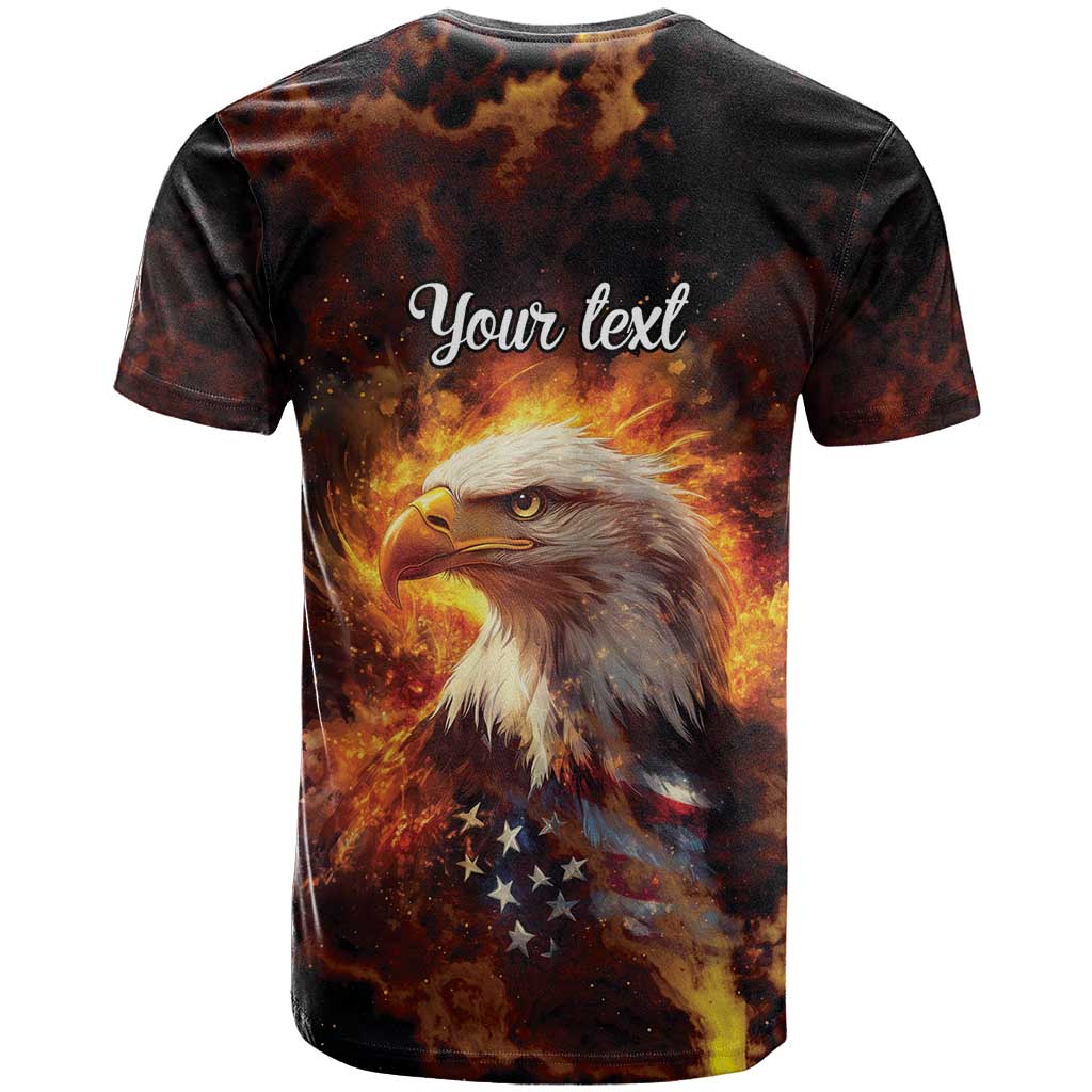 We The People Since 1776 T Shirt USA Flag Flame Eagle - Wonder Print Shop