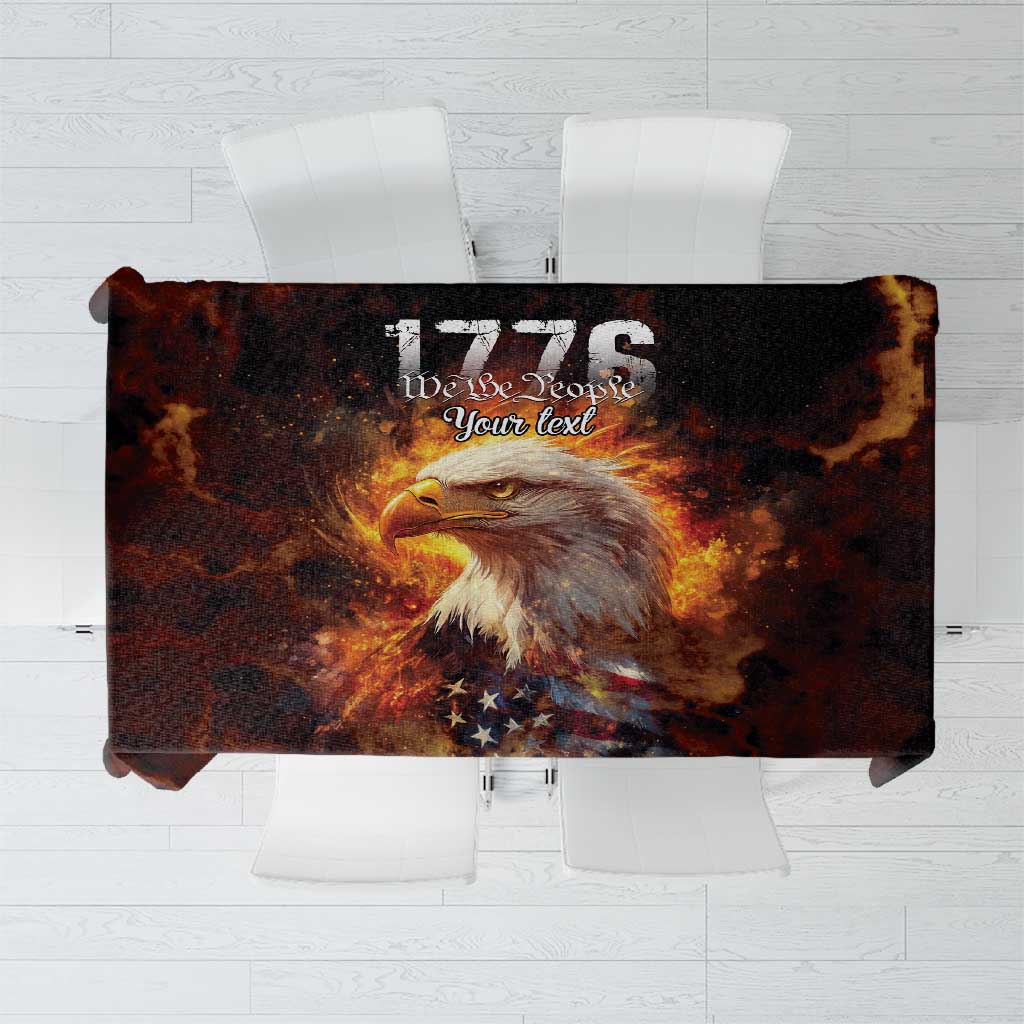 We The People Since 1776 Tablecloth USA Flag Flame Eagle - Wonder Print Shop