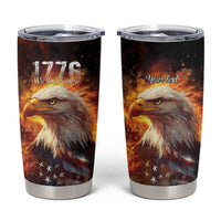 We The People Since 1776 Tumbler Cup USA Flag Flame Eagle - Wonder Print Shop