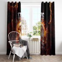 We The People Since 1776 Window Curtain USA Flag Flame Eagle - Wonder Print Shop