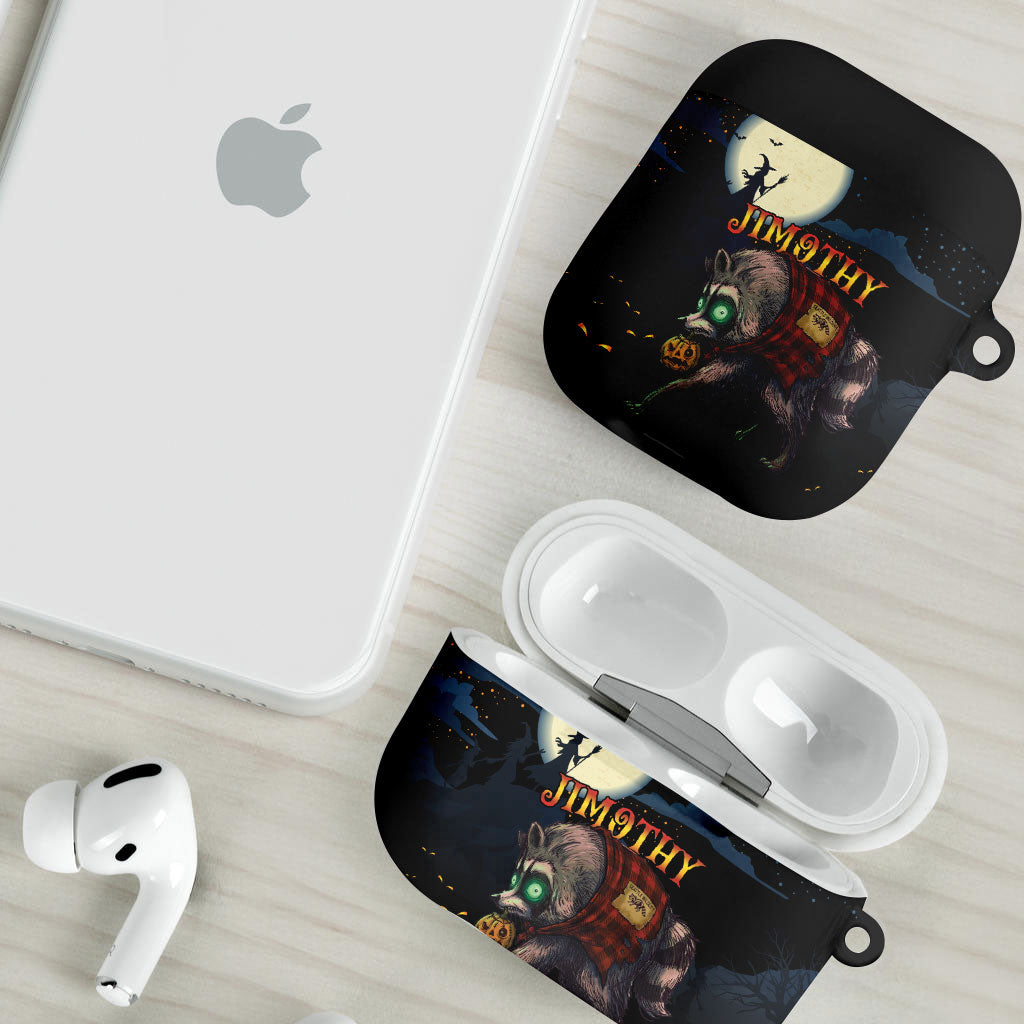 Halloween Raccoon Jimothy AirPods Case