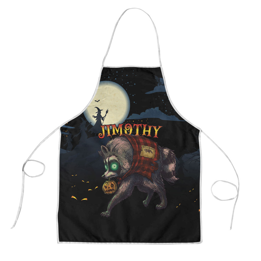 Halloween Raccoon Jimothy Apron