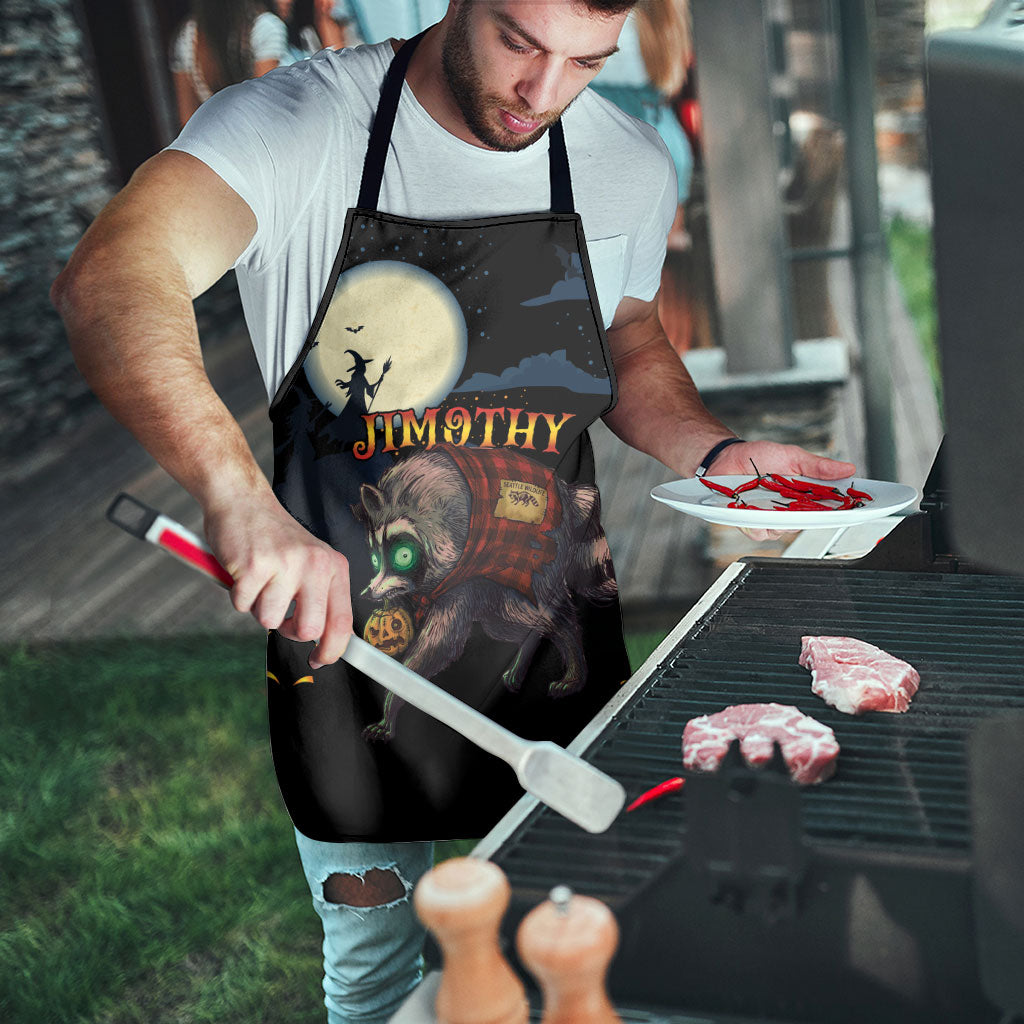 Halloween Raccoon Jimothy Apron
