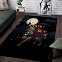 Halloween Raccoon Jimothy Area Rug
