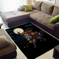 Halloween Raccoon Jimothy Area Rug