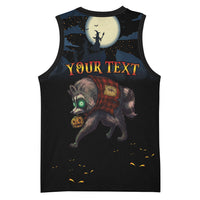 Halloween Raccoon Jimothy Personalized Basketball Jersey