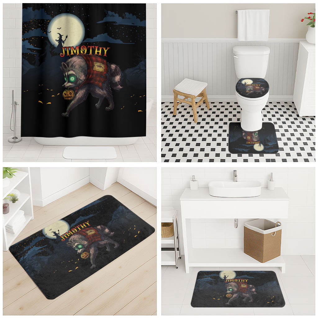 Halloween Raccoon Jimothy Bathroom Set