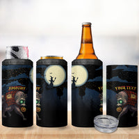 Halloween Raccoon Jimothy Personalized 4 in 1 Can Cooler Tumbler