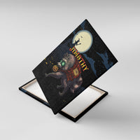 Halloween Raccoon Jimothy Canvas Wall Art