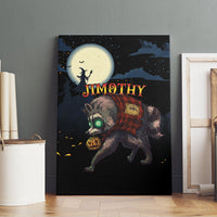 Halloween Raccoon Jimothy Canvas Wall Art