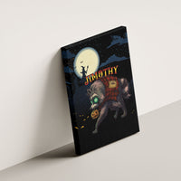 Halloween Raccoon Jimothy Canvas Wall Art