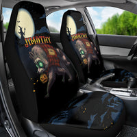 Halloween Raccoon Jimothy Car Seat Cover
