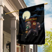 Halloween Raccoon Jimothy Garden Flag