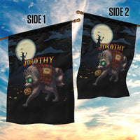 Halloween Raccoon Jimothy Garden Flag