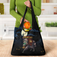 Halloween Raccoon Jimothy Grocery Bag