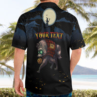 Halloween Raccoon Jimothy Personalized Hawaiian Shirt